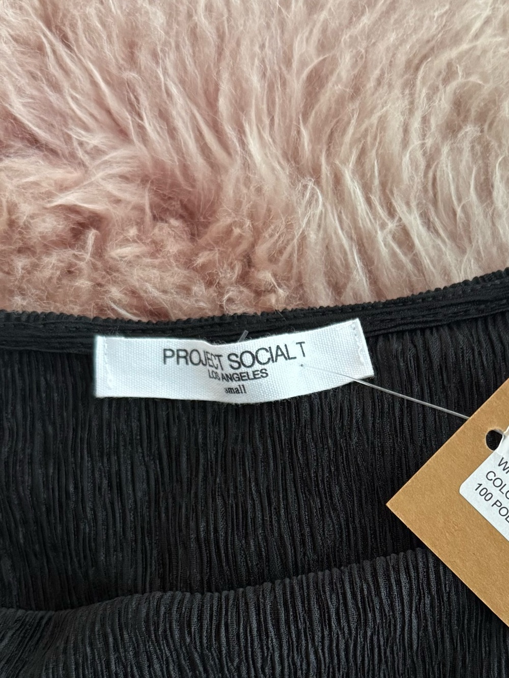 Project Social T Halter Neck Ruched Top - Picture 4 of 4